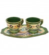 Coffee service for two with oval saucer
