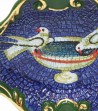 Dettaglio portacenere con colombe