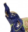 Detailed big blue elephant