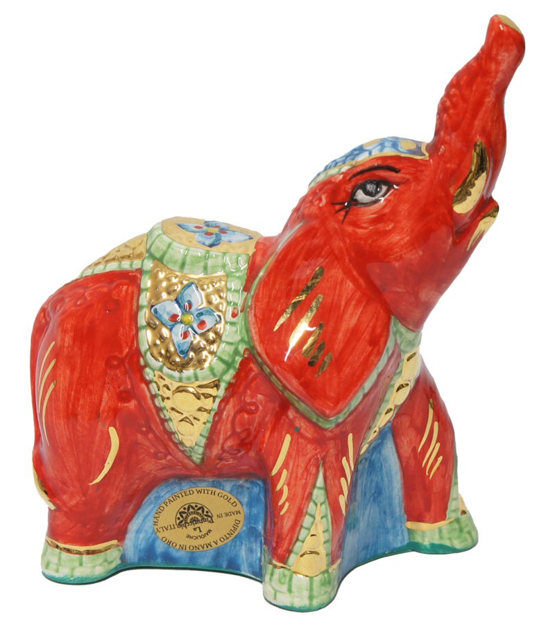 Elefante grande rosso
