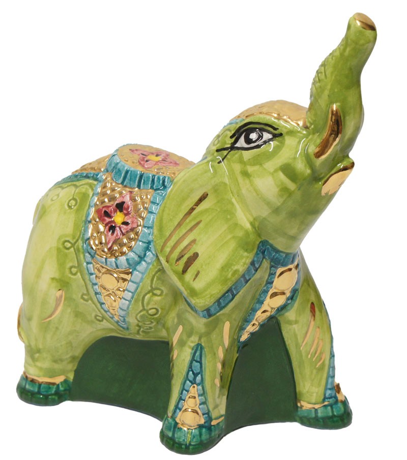 Elefante grande verde