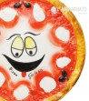 Piatto Pizza in Ceramica Decoro Golosa, vista da vicino