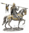 Crusader knight with shield back