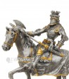 Detailed medieval knight