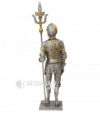 Medieval armor with halberd back