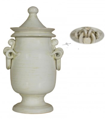 Vaso a calice torciglioni