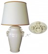 Lampada alta con torciglioni