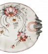 Centrotavola in ceramica decoro lilium
