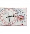 Orologio in ceramica dipinto a mano