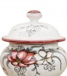 Scatola bon-bon in ceramica dipinta a mano