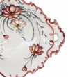 Coppa con manici in ceramica dipinto a mano