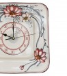Orologio in ceramica dipinto a mano