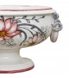 Centrotavola con piede in ceramica