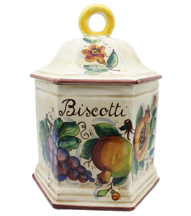 Scatola in ceramica per biscotti