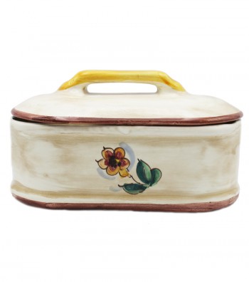 Ceramic box painted