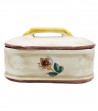Ceramic box painted