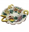 Ceramic centerpiece decor pomegranate and grapes