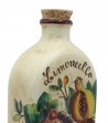 Ceramic limoncello bottle with stopper
