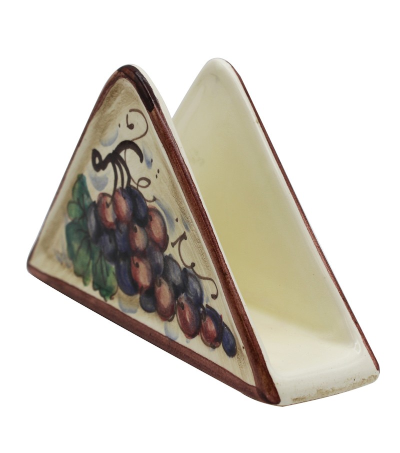 Portatovaglioli triangolo in ceramica