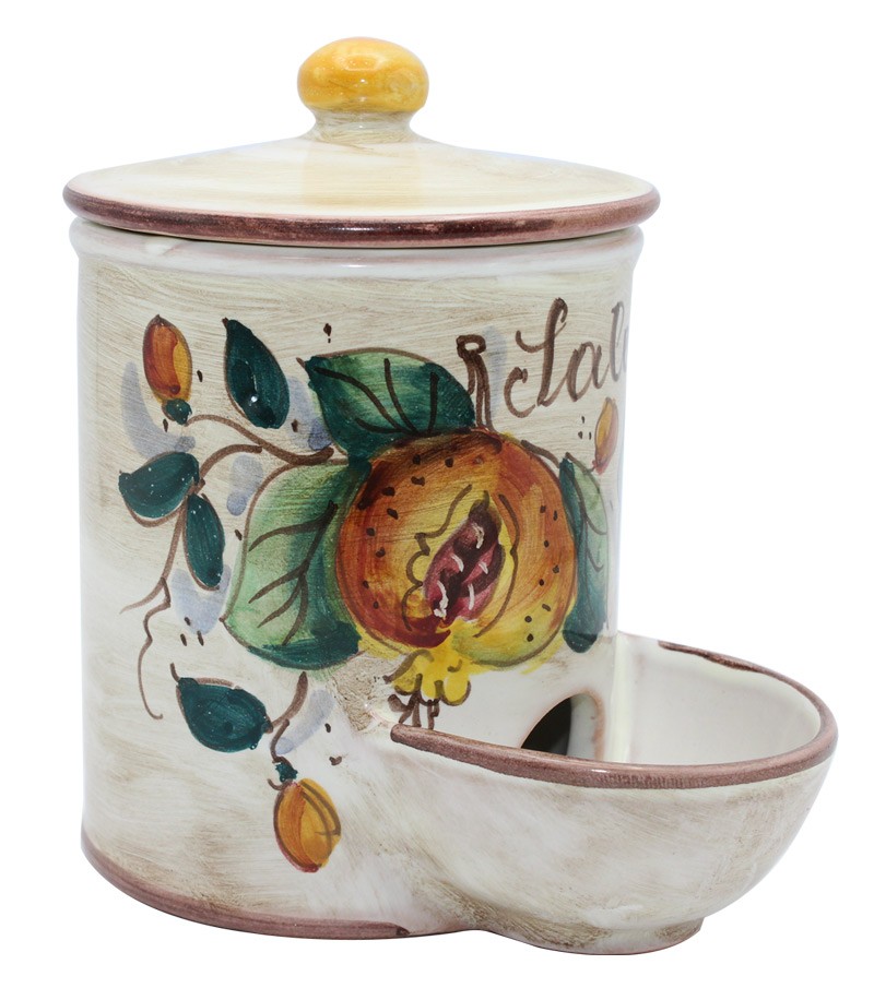 Porta sale in ceramica