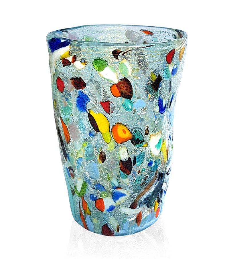 Bicchiere Arlecchino Bibita azzurro