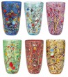 Conical Harlequin Vase mixed colors