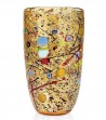 Vaso Conico Arlecchino color giallo
