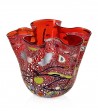 Vaso Fazzoletto Arlecchino rosso