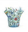 Vaso Fazzoletto Arlecchino azzurro