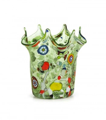Vaso Fazzoletto Arlecchino verde