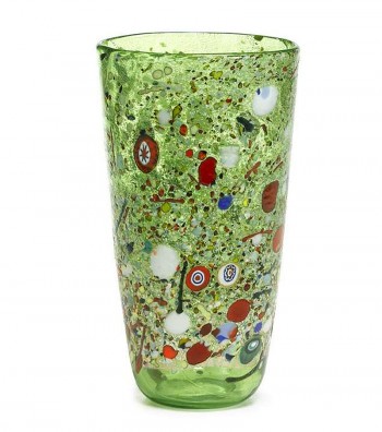 Vaso Arlecchino Conico verde