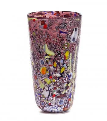 Vaso Arlecchino Conico viola