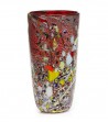 Vaso Arlecchino Conico rosso