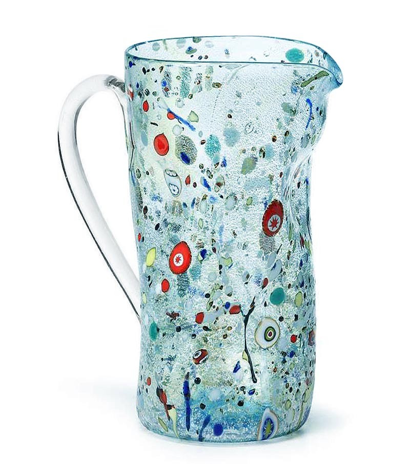 Caraffa Accartocciata Arlecchino azzurro