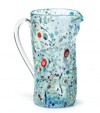 Caraffa Accartocciata Arlecchino azzurro