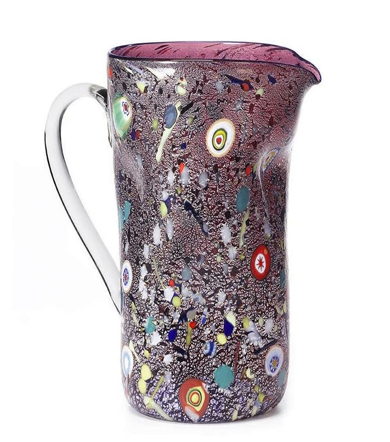 Caraffa Accartocciata Arlecchino viola