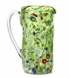 Caraffa Accartocciata Arlecchino verde
