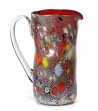 Harlequin Crumpled Carafe red