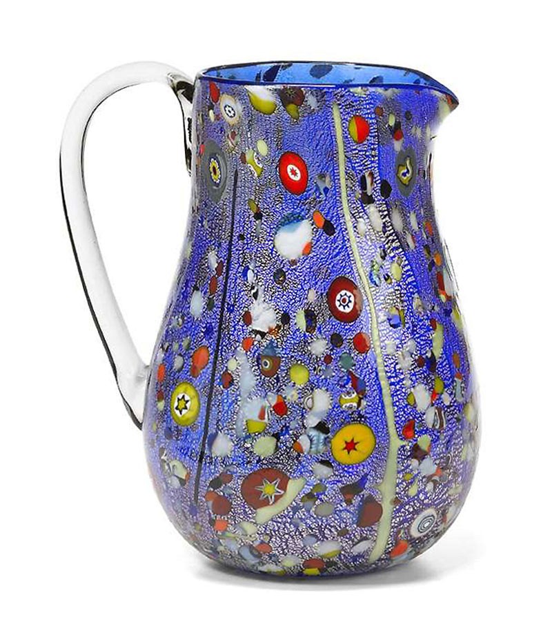 Brocca Tonda Arlecchino blu