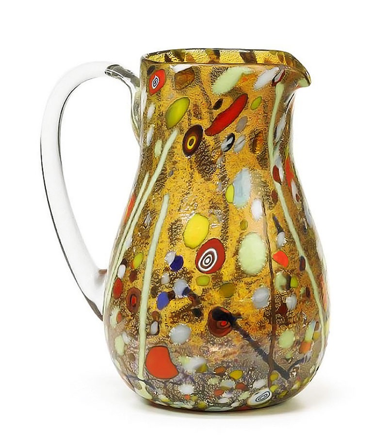 Brocca Tonda Arlecchino giallo
