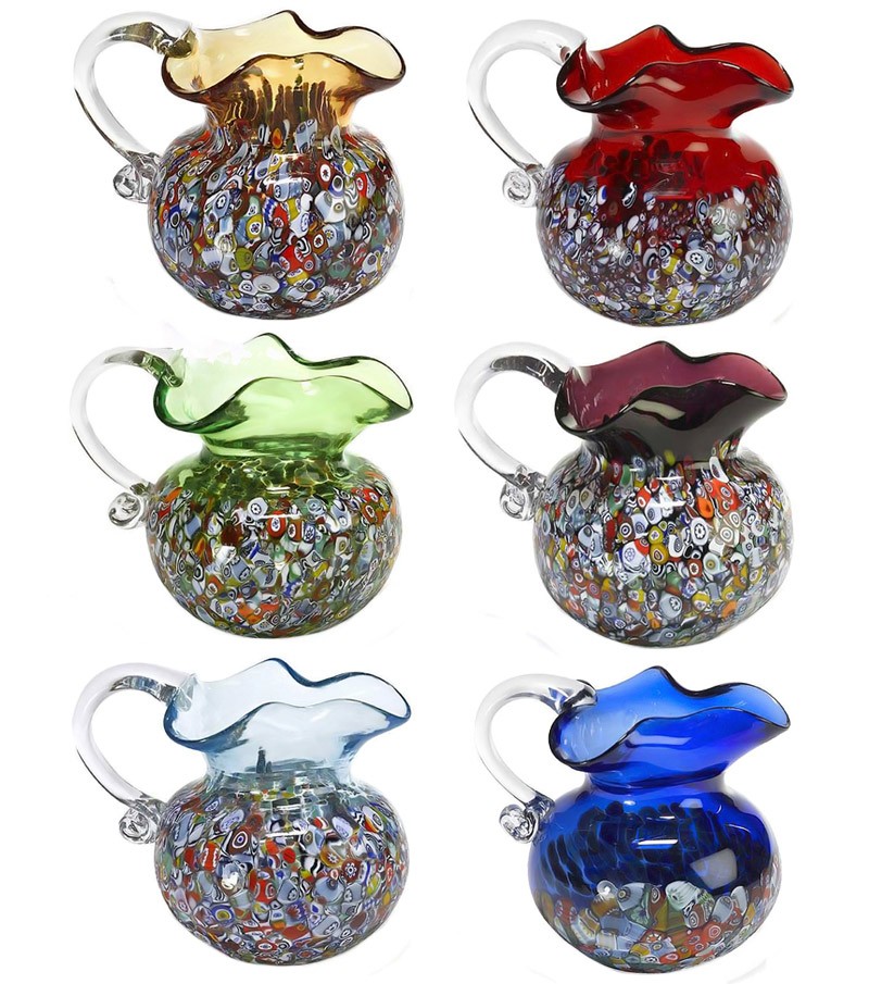 Harlequin Handkerchief Jug