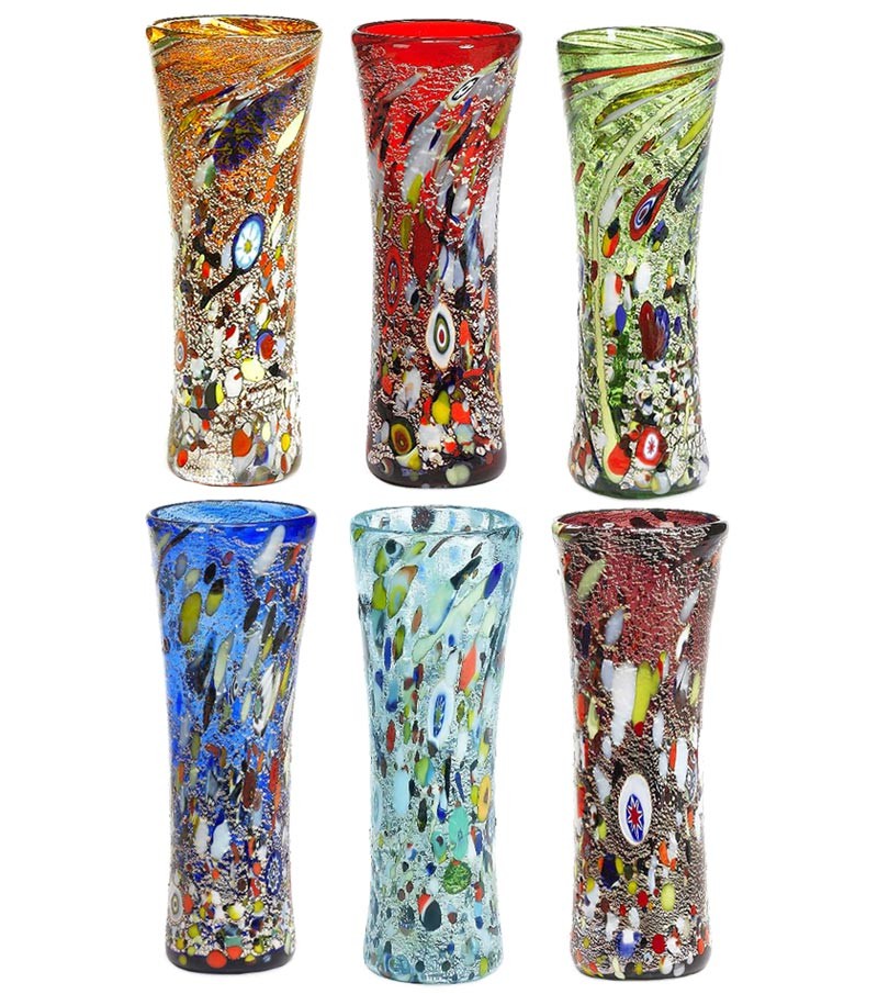 Harlequin Vase in murano glass