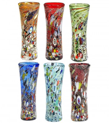 Harlequin Vase in murano glass