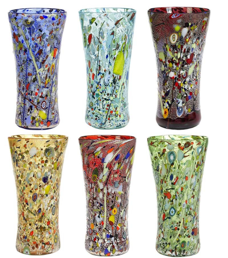 Harlequin Vase in Murano Glass