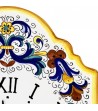 Orologio in ceramica dipinto a deruta