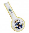 Poggiamestolo in ceramica dipinto a mano
