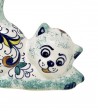 Gatto in ceramica parte frontale