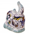 Gatto in ceramica parte posteriore