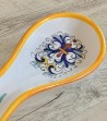 Poggiamestolo in ceramica dipinto a mano