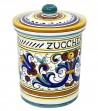 Barattolo in ceramica dipinto a mano